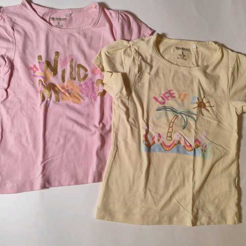 Short-sleeve shirts used, pack of 6, for ages 3-4