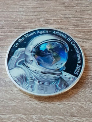 NASA Artemis III Countdown 2025 commemorative token new