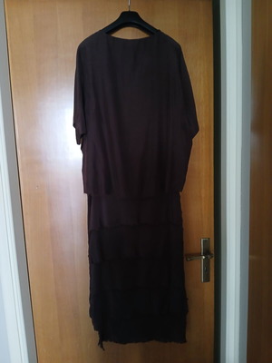 Zara dress new, airy, brown, size S