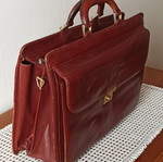 Leather Professional Briefcase Bordeaux used