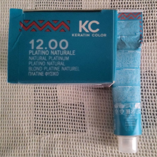 Faipa KC Keratin Color 12.00 Platino Naturale used, 30ml missing