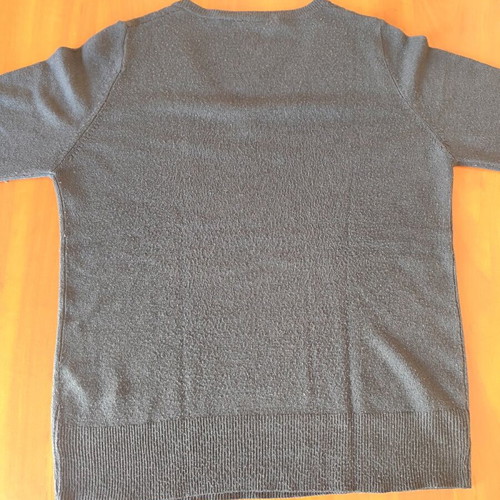 Esmara knitted women's sweater used, blue, V-neck, size S