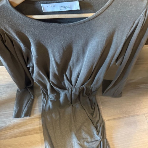 Iro linen dress like new, brown, size L