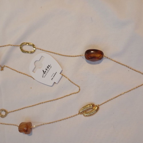 Boho Chic Long Necklace Anna Fine Jewellery 88cm like new