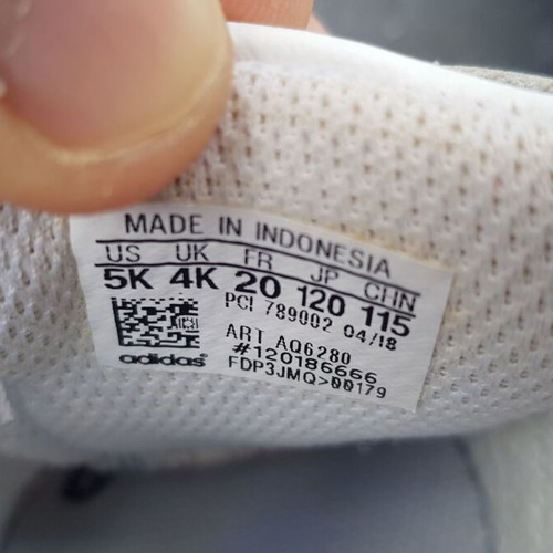 Adidas Superstar Ortholite Kids Shoes Size 20 White Like New