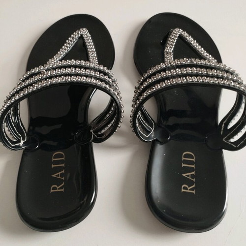 Raid women's sandals size 36 like new, black