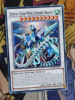 Crystal Clear Wing Synchro Dragon κάρτα Yu-Gi-Oh!