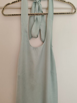 H&M maxi εξώπλατο φόρεμα, πράσινο βεραμάν, μέγεθος XXL