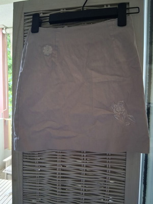 Vintage Y2K μίνι μπεζ φούστα On Line Fashion Club σαν καινούργιο