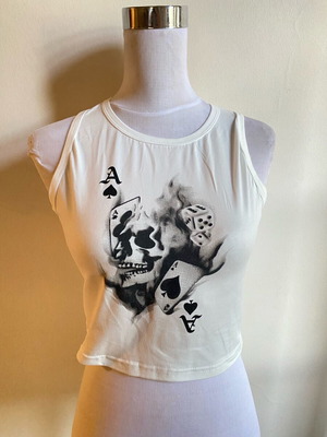 Γυναικείο crop top λευκό