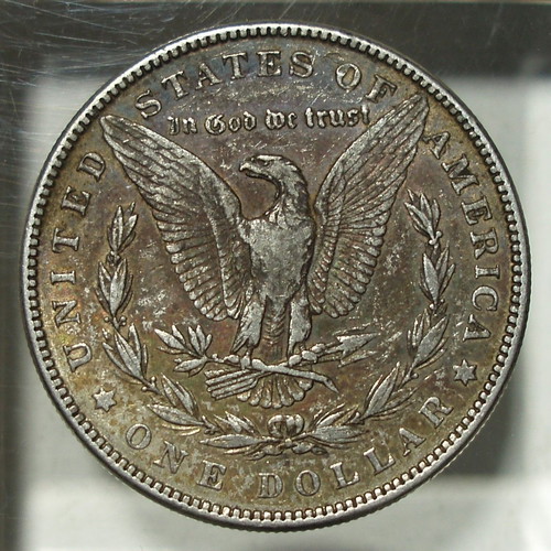 Silver American Dollar Morgan Dollar 1882 used