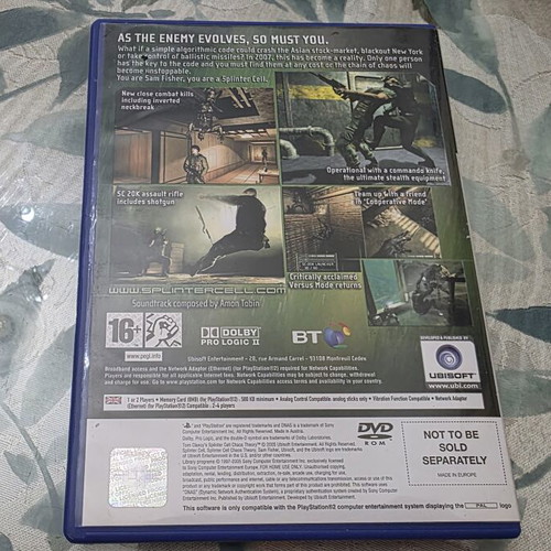 Tom Clancy's Splinter Cell Trilogy Limited Edition for Sony PS2 like new