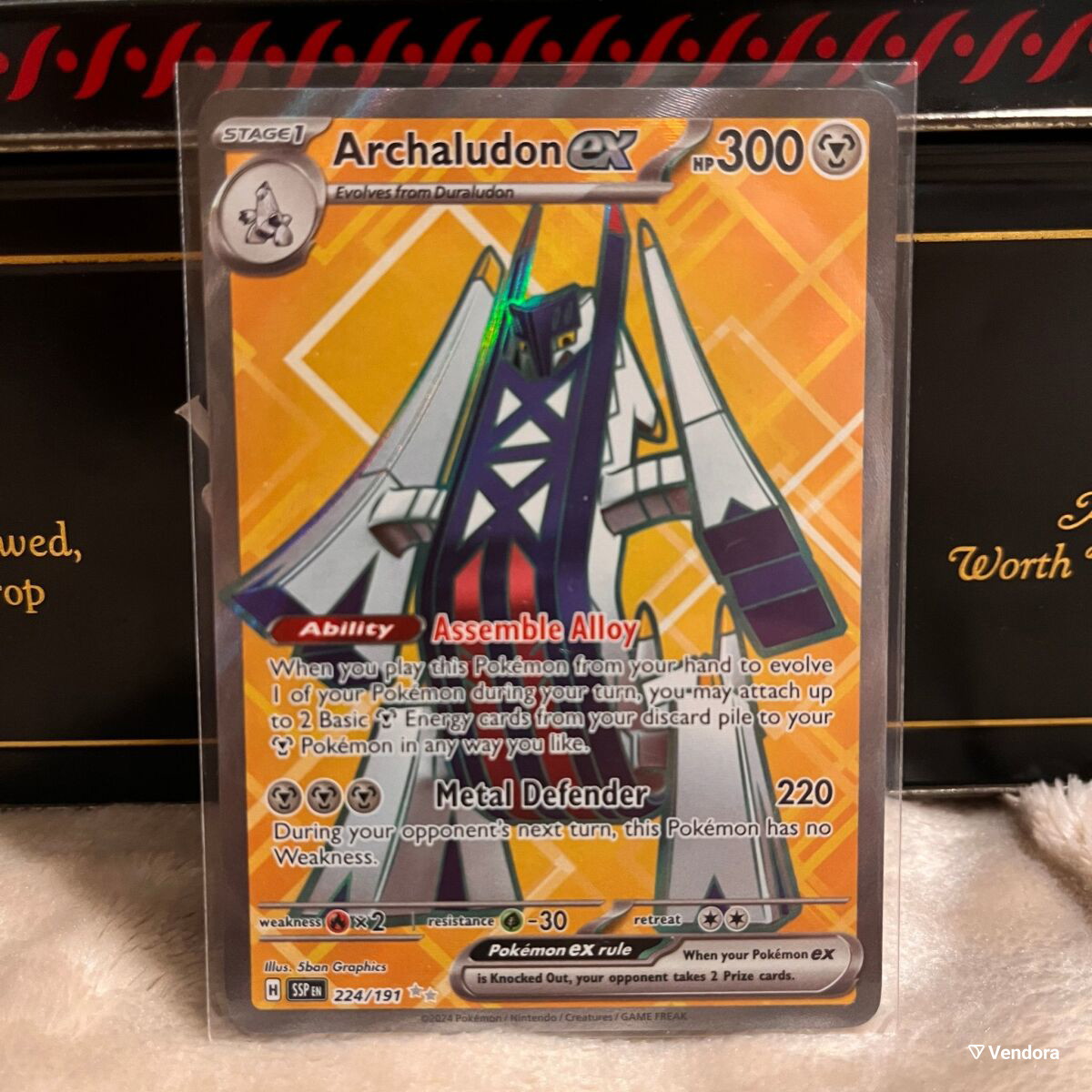224 191 pokemon card Pokmon TCG - Archaludon ex - 224/191 - Surging Sparks this piece serves as a premier focal point for any high Pokemon TCG Card Archaludon ex