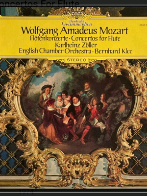 Wolfgang Amadeus Mozart Concertos For Flute vinyl LP used, classical