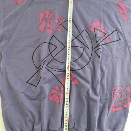 Vintage Reebok sweatshirt size M oversized as new, pink-purple