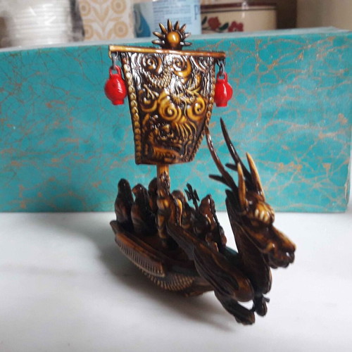 Chinese decorative dragon ship new
