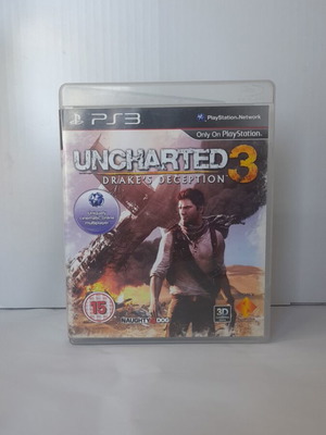 Uncharted 3 PS3 game like new, complete with manual, English version