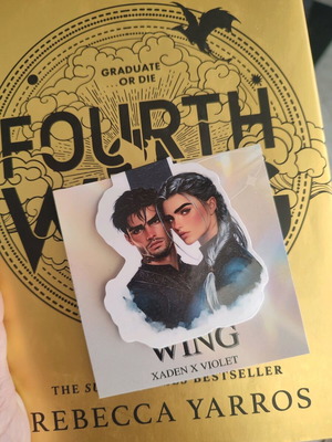 Fourth Wing Magnetic Bookmark new