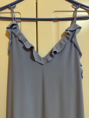 Baby blue midi dress Zara like new