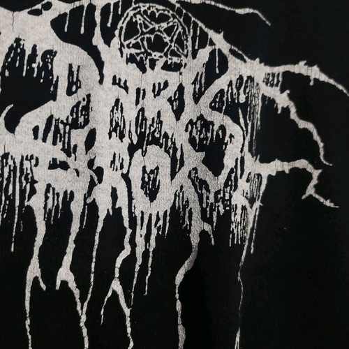 Darkthrone women's t-shirt used, size L, black