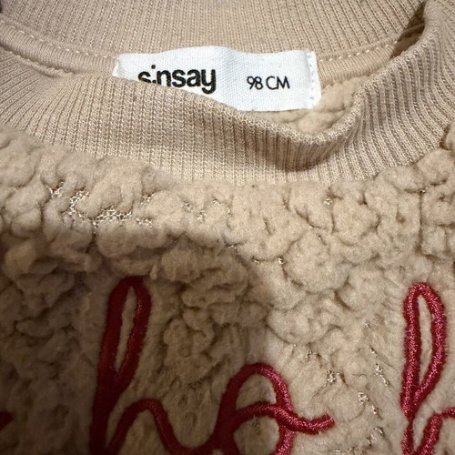 Sinsay Kids' Beige Sweatshirt Size 98cm Like New