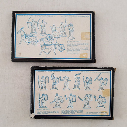 Atlantic The Egyptians No802 - No803 plastic figures HO scale used, 2 pieces