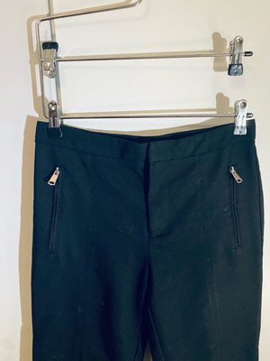 Zara black pants straight fit, like new, size XS
