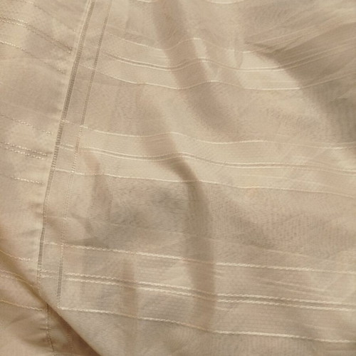 Vintage curtains used, set of two white, height 2.30 m, width 3 m