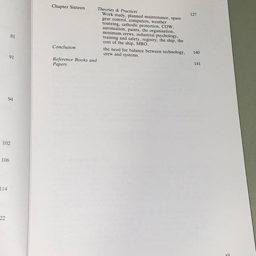 Running Costs by John M. Downard Ship Management Series book like new