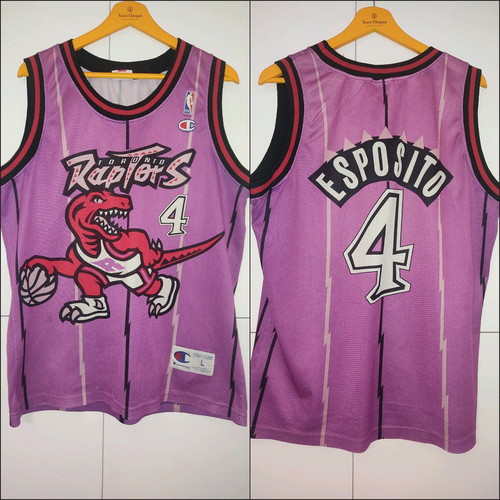 Toronto Raptors NBA jersey used Vinsenco Esposito 95-96