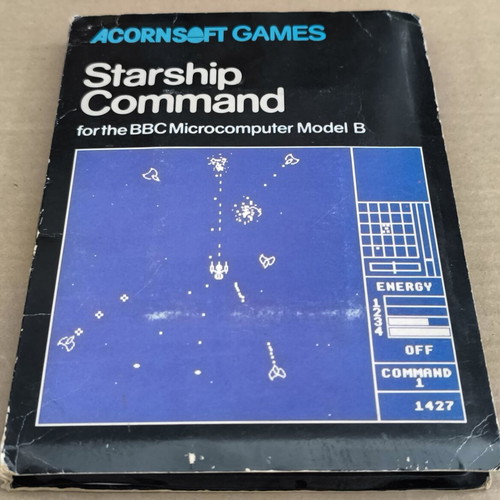Starship Command used for BBC Micro Model B, cassette