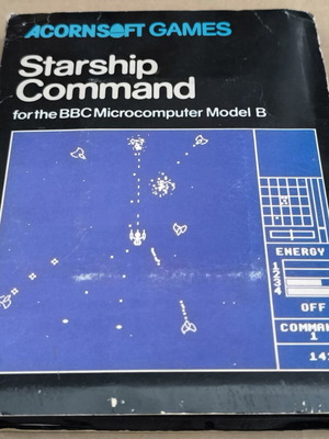 Starship Command used for BBC Micro Model B, cassette