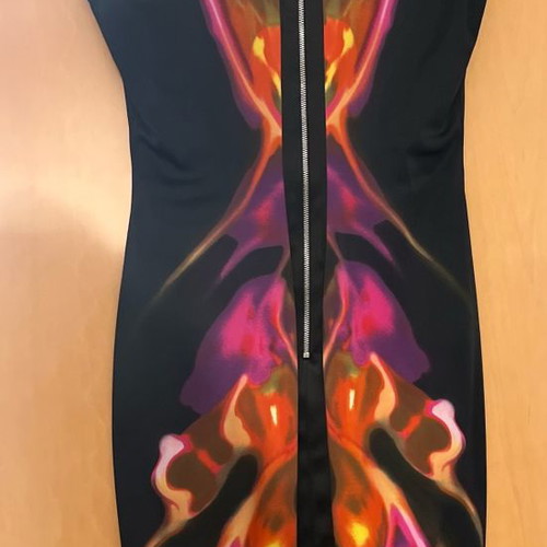 Karen Millen pencil bodycon dress new, multicolor, size 38
