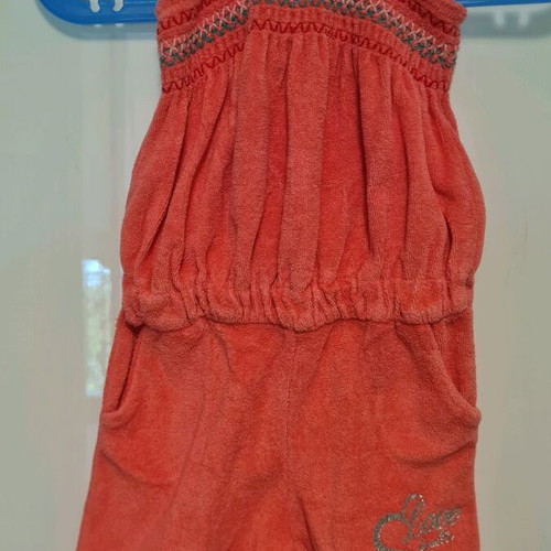 Alouette baby terry romper shorts pink 86 cm like new