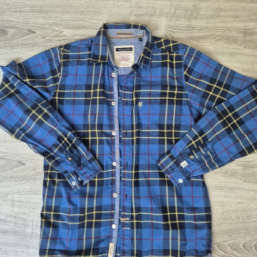 Marc O'Polo Boys' Shirt 164 cm like new, 100% cotton, blue check