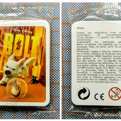 Mini Bolt/Disney card game new
