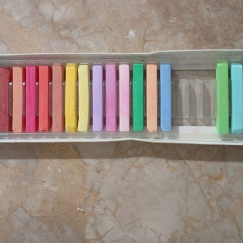 Dry Pastels set like new, mostly unused