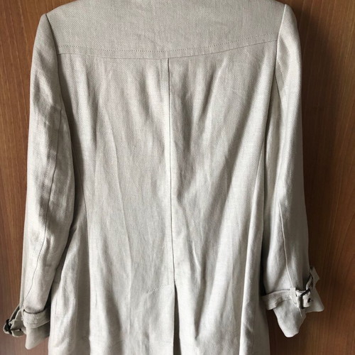 Linen coat Marks and Spencer new, beige, size XL