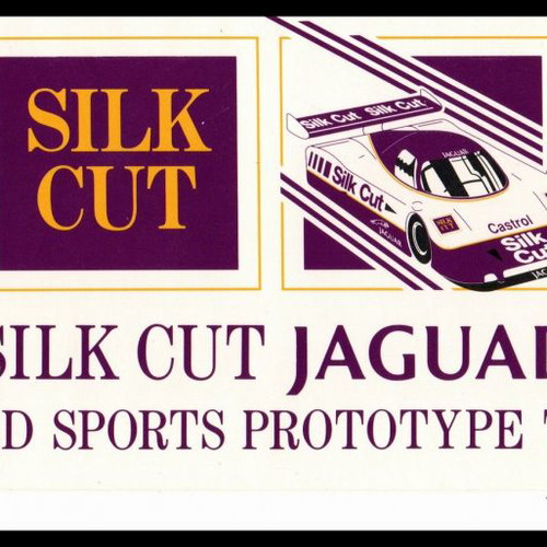 Silk Cut Jaguar sticker new 22x9 cm