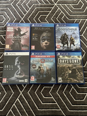 Игри за PS4 и PS5 като нови, включително Until Dawn и God of War