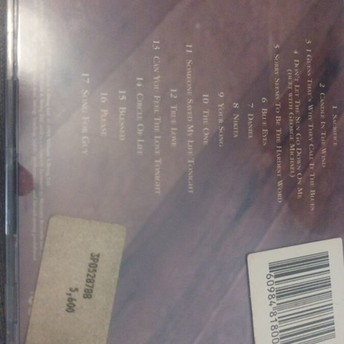 Elton John Love Songs CD used, classical genre