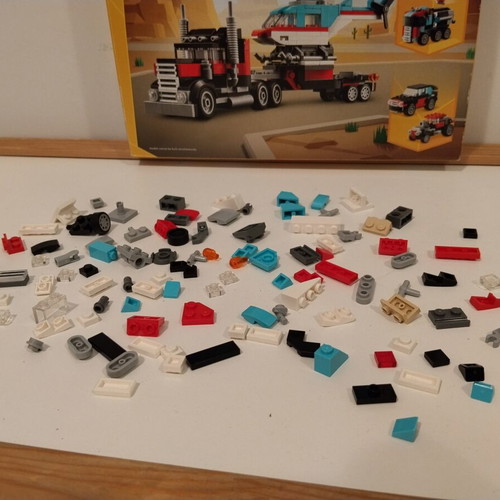 Lego Creator parts used from set 31146 with box