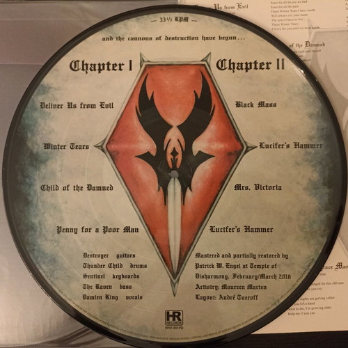 Warlord Deliver Us Pic.LP new, metal