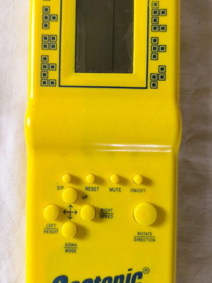Caotonic Super Sip handheld electronic game used, retro Tetris