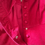 ASOS fuchsia corduroy mini dress