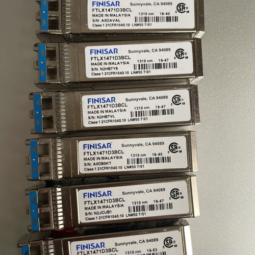 Finisar FTLX1471D3BCL 10G SFP+ transceiver like new