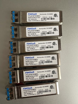 Finisar FTLX1471D3BCL 10G SFP+ transceiver like new