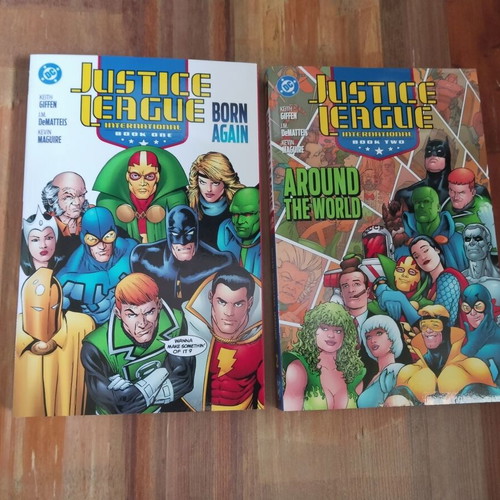 Justice League International TPB Expanded Edition Volumes 1 and 2 like new