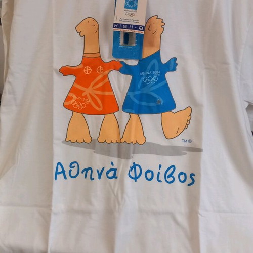 Olympic Games 2004 Athens Phoebus collectible t-shirt new medium