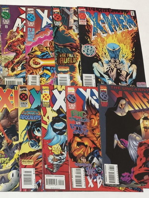 X-Men Deluxe 10 issues American edition comic books